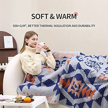 Amazon.com: ACUSHLA Merino Wool Camp Blanket - Warm Thick